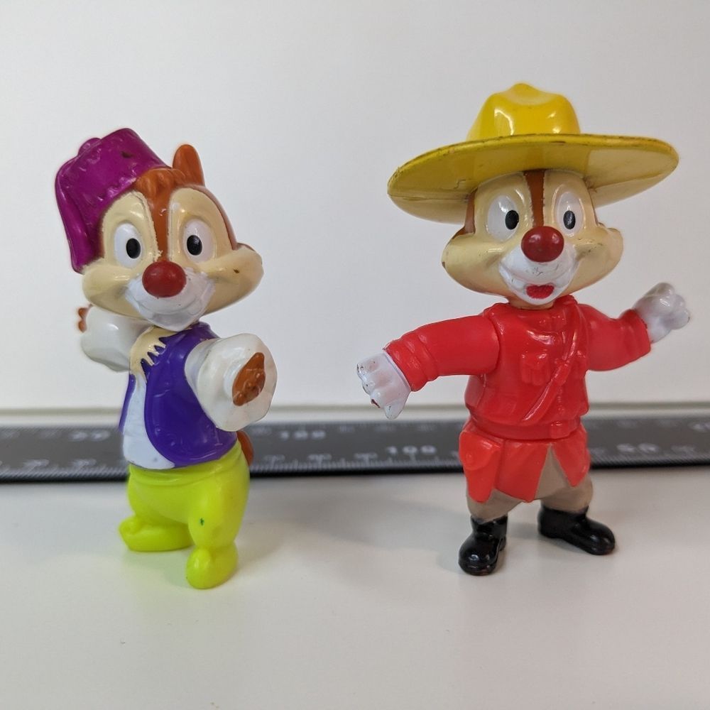 Pair of Chip and Dale Olympics Promo Toy
